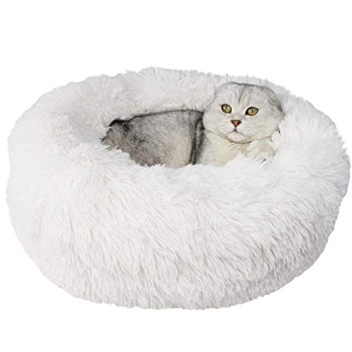 HYSJDMNC Hundebett warmes weiches Plüsch -Haustierbett, Hund Katze rund Warmer Kuschler Zwinger weiche Welpensofa, Linderung von Angst und verbesserter Schlaf für den Winterschlaf YYuan von HYSJDMNC