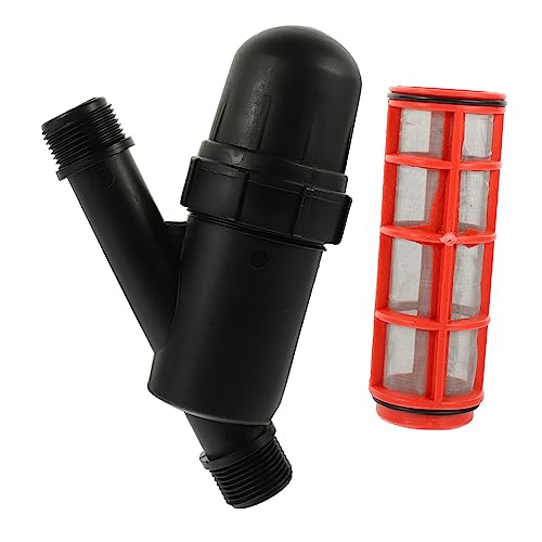 HYTROVE 1 Bewässerungsfilter Hydro Pflanzenbewässerungsgeräte Düse System Indikator Filter für brunnenwasser wasserreiniger Y-förmige Tropfbewässerung Filter zur Bewässerung Plastik Black HYTROVE 1 Bewässerungsfilter Hydro Pflanzenbewässerungsgeräte Düse System Indikator Filter für brunnenwasser wasserreiniger Y-förmige Tropfbewässerung Filter zur Bewässerung Plastik Black von HYTROVE