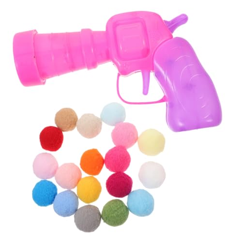 HYTROVE 1 Satz Katzen Interaktiver Ball Launcher mit Plüschbällen für Katzen Fördert Bewegung und Spielspaß für Wohnungskatzen und Kitten von HYTROVE