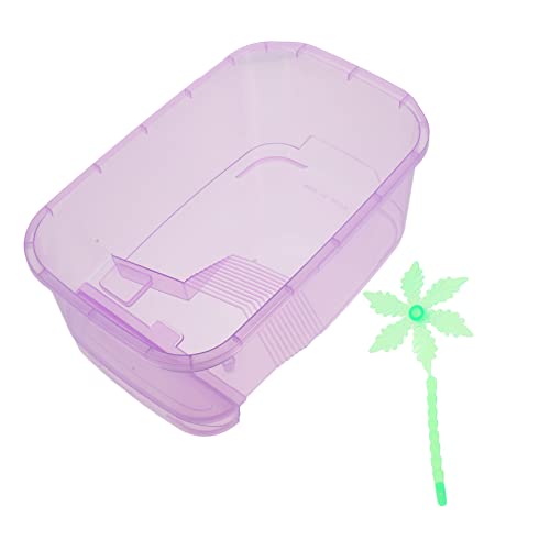 HYTROVE 1 Set Schildkröten-fütterungsbox Reptilien-zuchttank Heim-reptilienhalter Stabiles Design Für Die Pflege Kleiner Schildkröten HYTROVE 1 Set Schildkröten-fütterungsbox Reptilien-zuchttank Heim-reptilienhalter Stabiles Design Für Die Pflege Kleiner Schildkröten von HYTROVE