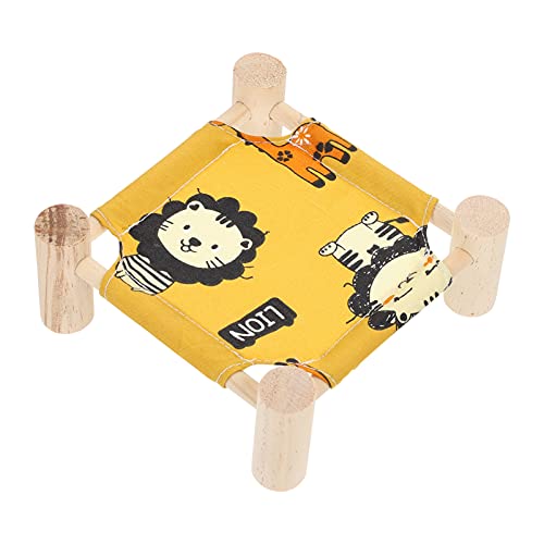 HYTROVE 1 Stück Hängematte für Hamster und Meerschweinchen Atmungsaktives Baumwollbett mit Stabiler Unterstützung Abnehmbar Einfach zu Montieren für Ganzjährige Nutzung und Gemütlichen HYTROVE 1 Stück Hängematte für Hamster und Meerschweinchen Atmungsaktives Baumwollbett mit Stabiler Unterstützung Abnehmbar Einfach zu Montieren für Ganzjährige Nutzung und Gemütlichen von HYTROVE