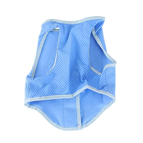 HYTROVE 1 Stück Hund Kaltweste Sommergeschirr für Hunde Cool Haustiere Kühlweste für Hunde Haustier -Sommerkühlungskleidung Halten Sie den Hund im Sommer kühl PVA Blue HYTROVE 1 Stück Hund Kaltweste Sommergeschirr für Hunde Cool Haustiere Kühlweste für Hunde Haustier -Sommerkühlungskleidung Halten Sie den Hund im Sommer kühl PVA Blue von HYTROVE