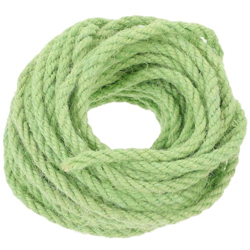 HYTROVE 10M Sisalseil für Katzenzubehör DIY Klettergerüst Katzenspielzeug Langlebig Flexibel Zuschneidbar Grün HYTROVE 10M Sisalseil für Katzenzubehör DIY Klettergerüst Katzenspielzeug Langlebig Flexibel Zuschneidbar Grün von HYTROVE
