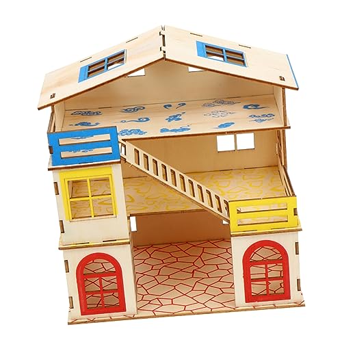 HYTROVE 1Satz Hamster Schloss Stöckige Wohnvilla Für Kleine Haustiere Design Langlebig Für Hamster Und Ratten Sicheren Rückzugsort Und Spielbereich Im Käfig HYTROVE 1Satz Hamster Schloss Stöckige Wohnvilla Für Kleine Haustiere Design Langlebig Für Hamster Und Ratten Sicheren Rückzugsort Und Spielbereich Im Käfig von HYTROVE