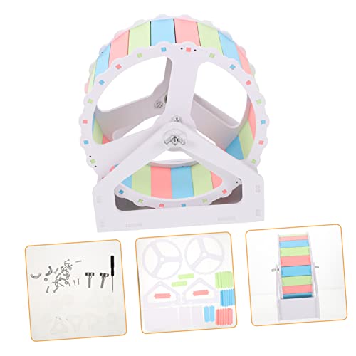 HYTROVE Großes Hamsterrad für Kleine Haustiere Chinchilla Rad 21cm Durchmesser für Hamster Mäuse und Igel mit Stabiler Halterung und Gesundheitsförderndem Design HYTROVE Großes Hamsterrad für Kleine Haustiere Chinchilla Rad 21cm Durchmesser für Hamster Mäuse und Igel mit Stabiler Halterung und Gesundheitsförderndem Design von HYTROVE