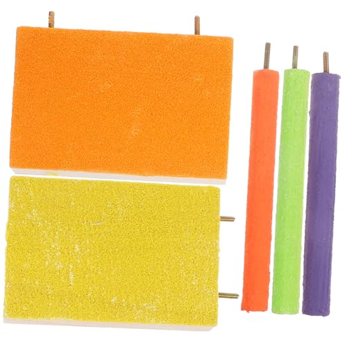 HYTROVE Vogelspielzeug Kauspielzeug Für Sittiche Holz Sitzstangen Balancierstangen Teiliges Set Für Vögel Interaktives Spielzeug Für Papageien Und Wellensittiche Zufällige Farben HYTROVE Vogelspielzeug Kauspielzeug Für Sittiche Holz Sitzstangen Balancierstangen Teiliges Set Für Vögel Interaktives Spielzeug Für Papageien Und Wellensittiche Zufällige Farben von HYTROVE