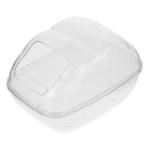 HYTROVE 1Stück Bequeme Hamster Badewanne Transparentes Kleines Haustierbad Für Hamster Und Meerschweinchen Zu Reinigen Kompakt Für Bedürfnisse HYTROVE 1Stück Bequeme Hamster Badewanne Transparentes Kleines Haustierbad Für Hamster Und Meerschweinchen Zu Reinigen Kompakt Für Bedürfnisse von HYTROVE