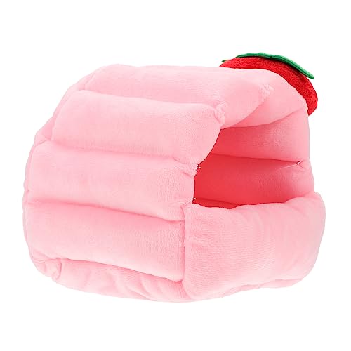 HYTROVE 1Stück Hamster Nest Warmes Haustier Restbett aus Baumwolle für Kleine Kuscheliges Hamsterhaus für Meerschweinchen Farbdesign Gemütlicher Schlafplatz HYTROVE 1Stück Hamster Nest Warmes Haustier Restbett aus Baumwolle für Kleine Kuscheliges Hamsterhaus für Meerschweinchen Farbdesign Gemütlicher Schlafplatz von HYTROVE