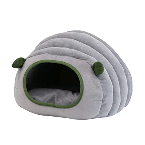 HYTROVE 1stk Katze Schlafnest Käfige Katzentransporter Katze Kuscheln Kleintierspielzeug Haustier Hundebetten Für Kleine Hunde Hamsterkäfig Groß Grey Hochpräzise Pp-baumwollfüllung HYTROVE 1stk Katze Schlafnest Käfige Katzentransporter Katze Kuscheln Kleintierspielzeug Haustier Hundebetten Für Kleine Hunde Hamsterkäfig Groß Grey Hochpräzise Pp-baumwollfüllung von HYTROVE