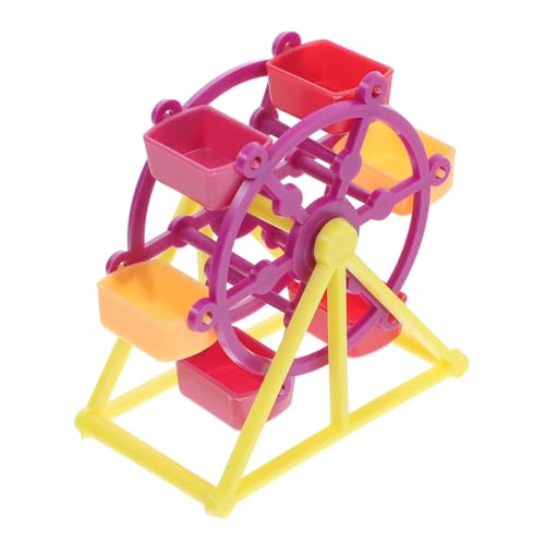 HYTROVE Vogelspielzeug Für Nymphensittiche Papageien Spielzeug Vogelkäfig Zubehör Futterspender Windmühle Zufällige Farbe von HYTROVE