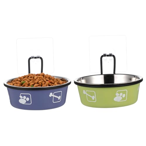 HYTROVE 2 Stück Hängende Katzenschalen aus Teiliges Erhöhte Futternäpfe für Katzen Wandmontierbar Platzsparend Installieren für Futter und Wasser HYTROVE 2 Stück Hängende Katzenschalen aus Teiliges Erhöhte Futternäpfe für Katzen Wandmontierbar Platzsparend Installieren für Futter und Wasser von HYTROVE