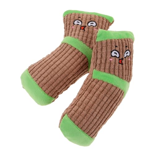 HYTROVE 2 Stück Hundespielzeug mit Quietscher Plüschsocken für Interaktives Langlebig und für Kleine Hunde und Welpen Sorgt für Stundenlangen Spielspaß Drinnen und Draußen HYTROVE 2 Stück Hundespielzeug mit Quietscher Plüschsocken für Interaktives Langlebig und für Kleine Hunde und Welpen Sorgt für Stundenlangen Spielspaß Drinnen und Draußen von HYTROVE