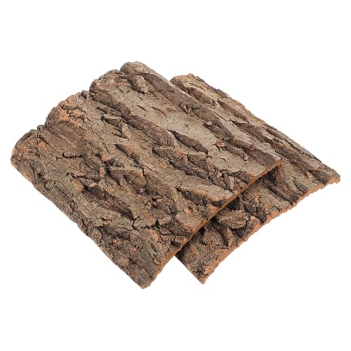 HYTROVE 2 Stück Korkrinde für Terrarium Kletterwand Dekoration für Reptilien Vielseitige Gestaltung für Aquarien und Terrarien Geeignet für Schildkröten Chamäleons und Schlangen HYTROVE 2 Stück Korkrinde für Terrarium Kletterwand Dekoration für Reptilien Vielseitige Gestaltung für Aquarien und Terrarien Geeignet für Schildkröten Chamäleons und Schlangen von HYTROVE