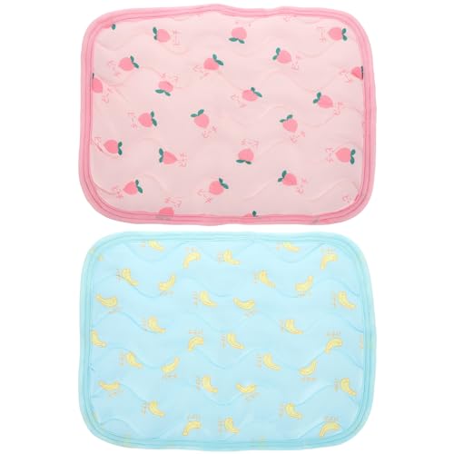 HYTROVE 2St Kleintier-Kühlkissen Matratzen für Haustiere Käfig Hasenkissen Kaninchen Hund kühlmatte Hamster kühlmatte für Hasen Hamster Schlafmatte Sommerpolster Hamster-Kühlkissen Stoff HYTROVE 2St Kleintier-Kühlkissen Matratzen für Haustiere Käfig Hasenkissen Kaninchen Hund kühlmatte Hamster kühlmatte für Hasen Hamster Schlafmatte Sommerpolster Hamster-Kühlkissen Stoff von HYTROVE
