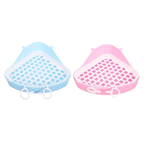 HYTROVE 2Stücke Haustier Toilette für Kleintiere Kompakte Katzentoilette für Hamster und Lecksichere Plastiktöpfe für Sauberes HYTROVE 2Stücke Haustier Toilette für Kleintiere Kompakte Katzentoilette für Hamster und Lecksichere Plastiktöpfe für Sauberes von HYTROVE