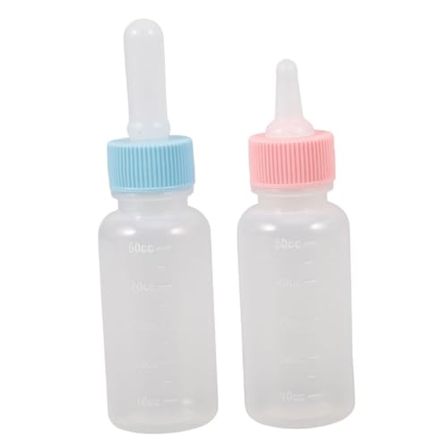 HYTROVE 2Stücke Haustiermilchflasche Für Welpen Und Kätzchen Fütterungsflasche Mit Optimalem Fassungsvermögen Spezielle Lösung Für Junger Haustiere Füttern von HYTROVE