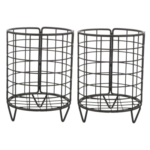 HYTROVE 2Stücke Metall Heu Futterspender für Kaninchenkäfig Zubehör Gestell für Hasen und Kleintiere Matte Schwarze Oberfläche Sicher und Langlebig HYTROVE 2Stücke Metall Heu Futterspender für Kaninchenkäfig Zubehör Gestell für Hasen und Kleintiere Matte Schwarze Oberfläche Sicher und Langlebig von HYTROVE