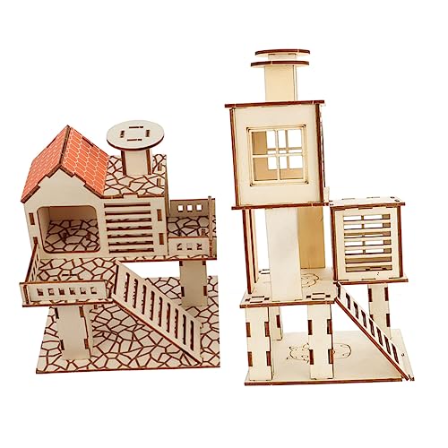 HYTROVE 2Stücke Natürliches Holz Hamster für Hamster Chinchillas Kleintiere Sicheres Training für Käfige und Gehege Fördert Gesundes und Spielspaß HYTROVE 2Stücke Natürliches Holz Hamster für Hamster Chinchillas Kleintiere Sicheres Training für Käfige und Gehege Fördert Gesundes und Spielspaß von HYTROVE
