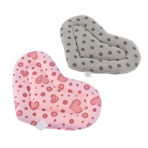 HYTROVE 2Stücke Winter Haustier Bettmatte Warmes Hamster Nest für Kleine für Ratten und Meerschweinchen aus Weichem Baumwollmaterial Bietet von HYTROVE
