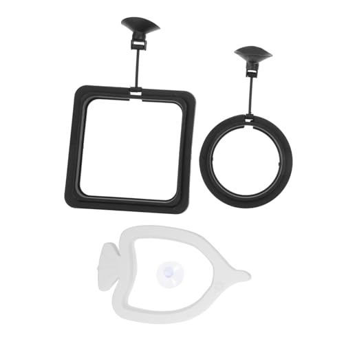HYTROVE 3pcs Fisch Fütterung Ringe Schwimmende Feeder Für Aquarien Tasse Design Langsam-Floating Effiziente Fütterung von HYTROVE