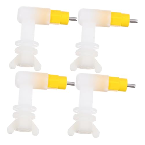 HYTROVE 4 Stück Automatische Hühnertränke Set Trinknippel für Geflügel Praktische Wasserspender für Küken und Kleine Vögel Erleichtert die Hydration durch Peck Aktivierte Mechanik HYTROVE 4 Stück Automatische Hühnertränke Set Trinknippel für Geflügel Praktische Wasserspender für Küken und Kleine Vögel Erleichtert die Hydration durch Peck Aktivierte Mechanik von HYTROVE