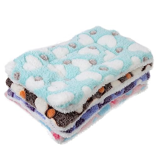 HYTROVE 4 Stück Hamsterbett Kuschelige Schlafmatte für Kleine Tiere Wärmende Liegefläche für Meerschweinchen Ratten und Chinchillas Grün Braun und HYTROVE 4 Stück Hamsterbett Kuschelige Schlafmatte für Kleine Tiere Wärmende Liegefläche für Meerschweinchen Ratten und Chinchillas Grün Braun und von HYTROVE