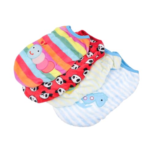 HYTROVE 4 Stück Haustierweste Auto Haustierpflege Hundespielzeug Welpenunterlagen Hund Hunde-Outfits Süße Kapuzenpullis Coole Unterlage Für Hunde Dackel Hundebekleidung Vlies Flanell HYTROVE 4 Stück Haustierweste Auto Haustierpflege Hundespielzeug Welpenunterlagen Hund Hunde-Outfits Süße Kapuzenpullis Coole Unterlage Für Hunde Dackel Hundebekleidung Vlies Flanell von HYTROVE