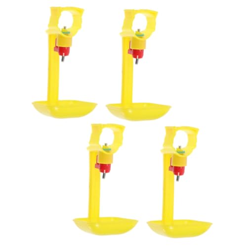 HYTROVE 4 Stück Hühnertränke Teiliges Automatischer Wasserspender für Geflügel Einfache Installation Wasserversorgung für Hühner Praktische Tränke für Stall HYTROVE 4 Stück Hühnertränke Teiliges Automatischer Wasserspender für Geflügel Einfache Installation Wasserversorgung für Hühner Praktische Tränke für Stall von HYTROVE