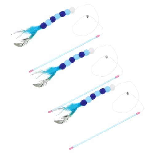 HYTROVE 4 Stück Katze lustiges Stick-Katzenspielzeug lustiger Katzenstock Draht für Katzenspielzeug Katzen Laufstall Kratzer Neckereistab für Katze Streichelstab für Katzen Plüsch HYTROVE 4 Stück Katze lustiges Stick-Katzenspielzeug lustiger Katzenstock Draht für Katzenspielzeug Katzen Laufstall Kratzer Neckereistab für Katze Streichelstab für Katzen Plüsch von HYTROVE