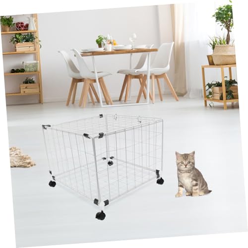 HYTROVE 4 Stück Katzenkäfig Räder Teiliges Schwenkrollen für Haustierträger und Möbel Einfache Sicheres Design Bewegliche Katzenkäfige Geeignet für Verschiedene Gitterboxen HYTROVE 4 Stück Katzenkäfig Räder Teiliges Schwenkrollen für Haustierträger und Möbel Einfache Sicheres Design Bewegliche Katzenkäfige Geeignet für Verschiedene Gitterboxen von HYTROVE