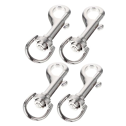 HYTROVE 4Stücke Hochwertige Drehschalthaken für Haustierleinen Langlebige Snap Clips für Outdoor Aktivitäten Handtaschen Rucksäcke von HYTROVE