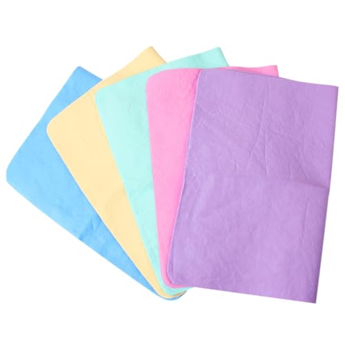 HYTROVE 5Stücke Teiliges Haustierhandtuch PVA Ultra Saugfähige Schnelltrocknende Handtücher für Hunde und Katzen für Pflege und nach Baden Farbe Zufällig von HYTROVE