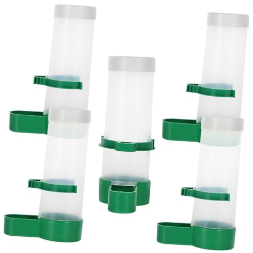 HYTROVE 5st Automatischer Vogelfutterspender Vogelfütterer Käfig Papagei Müslispender Vogelwasserspender Wasserkrug Für Geflügel Frettchen Wasserspender Für Vögel Hühnerfutter Coop Huhn HYTROVE 5st Automatischer Vogelfutterspender Vogelfütterer Käfig Papagei Müslispender Vogelwasserspender Wasserkrug Für Geflügel Frettchen Wasserspender Für Vögel Hühnerfutter Coop Huhn von HYTROVE