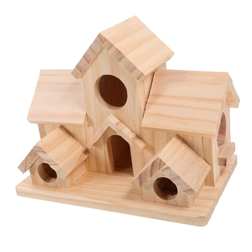 HYTROVE 6 Kolibri-Nest Vogelbäder Kolibri-Futterhäuschen für draußen Vogelkisten Vogelhaus für den Garten Holz vogelhaus vogelschutz Gartendekoration natürliches Vogelhaus Vogelnest Beige HYTROVE 6 Kolibri-Nest Vogelbäder Kolibri-Futterhäuschen für draußen Vogelkisten Vogelhaus für den Garten Holz vogelhaus vogelschutz Gartendekoration natürliches Vogelhaus Vogelnest Beige von HYTROVE