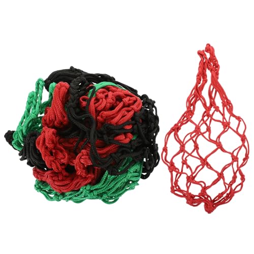 HYTROVE 6 Stück Hühner Gemüse Futterbeutel Hängende Netze für Geflügel Obst und Gemüsehalter Vielseitig Einsetzbar aus Strapazierfähigem Zufällige Farben Zufällige Farbe Zufällige Farbe von HYTROVE
