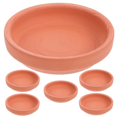HYTROVE Stilvolle Pflanzenschalen Aus Rotem Ton 6er-Pack Untersetzer für Blumentöpfe Einfache Pflege für Gesunde Zimmerpflanzen HYTROVE Stilvolle Pflanzenschalen Aus Rotem Ton 6er-Pack Untersetzer für Blumentöpfe Einfache Pflege für Gesunde Zimmerpflanzen von HYTROVE