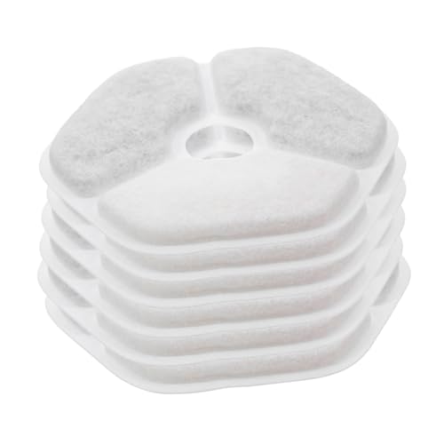 HYTROVE 6Stücke Ersatzfilter für Trinkbrunnen für Haustiere Teiliges für Katzenbrunnen Verbesserte Wasserqualität Fortschrittliche Filterung Einfache Installation HYTROVE 6Stücke Ersatzfilter für Trinkbrunnen für Haustiere Teiliges für Katzenbrunnen Verbesserte Wasserqualität Fortschrittliche Filterung Einfache Installation von HYTROVE