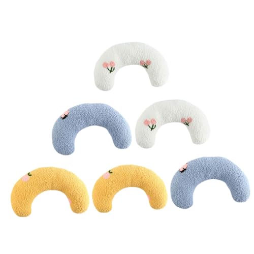 HYTROVE 6Stücke Förmiges Katzen Nackenkissen Atmungsaktive Bequeme für Katzen und Kleine Haustiere Schlafunterstützung und Hochwertiges Design HYTROVE 6Stücke Förmiges Katzen Nackenkissen Atmungsaktive Bequeme für Katzen und Kleine Haustiere Schlafunterstützung und Hochwertiges Design von HYTROVE