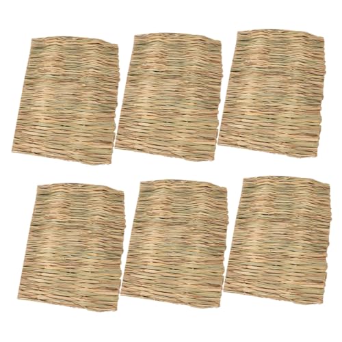 HYTROVE 6st Einstreu Für Kaninchen Hasengrasmatte Hasen-grasbett Meerschweinchenkäfig Kaninchenkäfig Hasenhaus Häschen Zeug Hasen-Essentials Meerschweinchenmatten Waschbar Kaninchenmatte HYTROVE 6st Einstreu Für Kaninchen Hasengrasmatte Hasen-grasbett Meerschweinchenkäfig Kaninchenkäfig Hasenhaus Häschen Zeug Hasen-Essentials Meerschweinchenmatten Waschbar Kaninchenmatte von HYTROVE