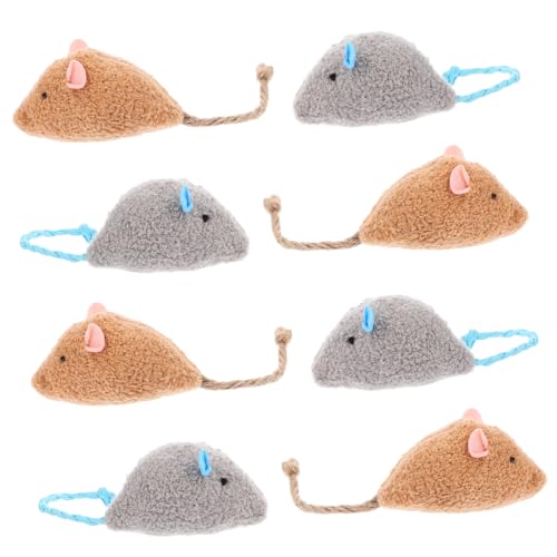 HYTROVE Katzenspielzeug Mäuse Für Hauskatzen Realistische Pelzige Mäuse Katzenspielzeug-Set Sisal Leckerli-Puzzle HYTROVE Katzenspielzeug Mäuse Für Hauskatzen Realistische Pelzige Mäuse Katzenspielzeug-Set Sisal Leckerli-Puzzle von HYTROVE