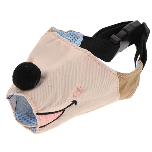HYTROVE Atmungsaktive Hundemundmaske für Große und Kleine Verstellbarer Maulkorb zur Verhinderung von Sicher und Bequem Wiederverwendbar aus Hochwertigem Canvas Material von HYTROVE
