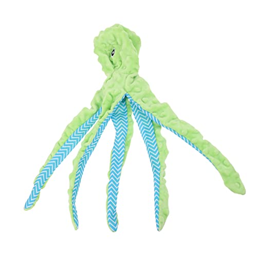 HYTROVE Cartoon Hund Molar Interaktives Quietschendes Octopus Kauspielzeug für Hunde Zahnpflege und Spielspaß für Haustiere für Kleine und Mittlere HYTROVE Cartoon Hund Molar Interaktives Quietschendes Octopus Kauspielzeug für Hunde Zahnpflege und Spielspaß für Haustiere für Kleine und Mittlere von HYTROVE