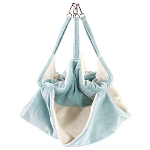 HYTROVE Doppellagige Hängematte für Hamster Weiche Flanell Hängematte mit Haken für Kleine Haustiere Schlafen Warm und Gemütlich für Winter HYTROVE Doppellagige Hängematte für Hamster Weiche Flanell Hängematte mit Haken für Kleine Haustiere Schlafen Warm und Gemütlich für Winter von HYTROVE