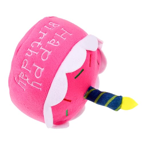HYTROVE Geburtstagskuchen Plüschspielzeug Haustierspielzeug Hund präsentiert Geburtstag Hundekuchen zum Geburtstag ausgestopft klein Hundespielzeug Geburtstag Hundespielzeug quietscht Rosa HYTROVE Geburtstagskuchen Plüschspielzeug Haustierspielzeug Hund präsentiert Geburtstag Hundekuchen zum Geburtstag ausgestopft klein Hundespielzeug Geburtstag Hundespielzeug quietscht Rosa von HYTROVE