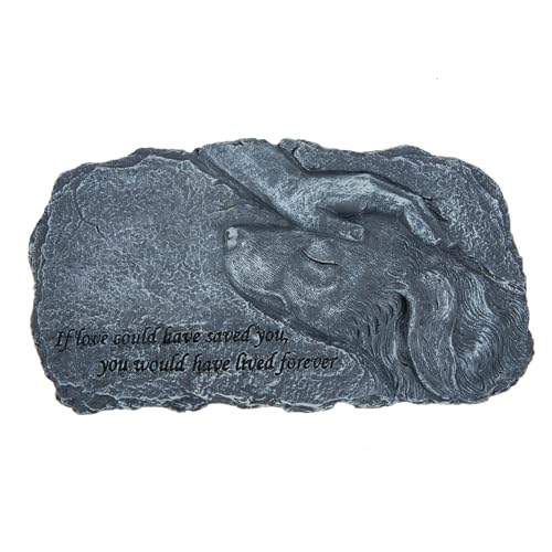 HYTROVE Gedenksteinfigur für Haustiere Liebevolle Engelstatue aus Harz für Garten Hinterhof und Eingangsbereich Erinnerungsstück für Verstorbene und Katzen von HYTROVE