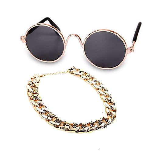 HYTROVE Goldene Haustierhalskette mit Anhänger Kette für Kleine und Katzen für Partys und Tägliches Perfektes für Haustier HYTROVE Goldene Haustierhalskette mit Anhänger Kette für Kleine und Katzen für Partys und Tägliches Perfektes für Haustier von HYTROVE