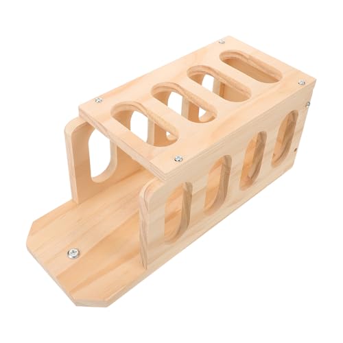 HYTROVE Eleganter Futternapf Aus Holz Mit Großem Fassungsvermögen Stehend Für Meerschweinchen Chinchillas HYTROVE Eleganter Futternapf Aus Holz Mit Großem Fassungsvermögen Stehend Für Meerschweinchen Chinchillas von HYTROVE