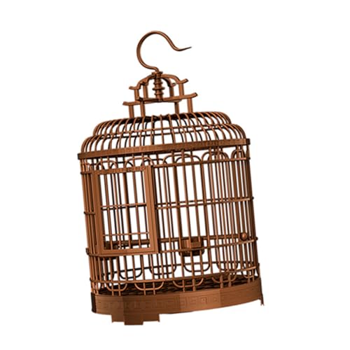HYTROVE Großer Retro Vogelkäfig Kunststoff Rund Tragbar mit Hygienischem Boden für Unzertrennliche Wellensittiche Perlvögel Vielseitiger Haustierkäfig HYTROVE Großer Retro Vogelkäfig Kunststoff Rund Tragbar mit Hygienischem Boden für Unzertrennliche Wellensittiche Perlvögel Vielseitiger Haustierkäfig von HYTROVE