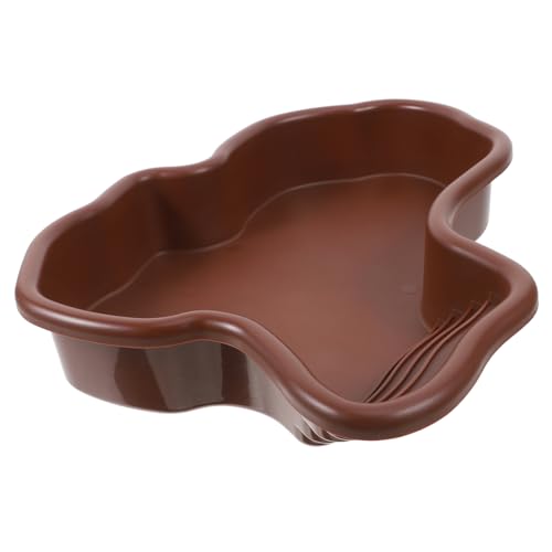 HYTROVE Großer Tortoise Soak Tub für Reptilien Design Langlebige Wasserschale für Schildkröten Baden und Füttern von HYTROVE