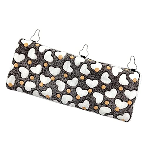 HYTROVE Hängematte für Kleintiere Bequeme Schlafhängematte aus Baumwolle für Meerschweinchen Hamster und Andere Haustiere Ganzjahres Hängematte mit Metallhaken Ausruhen HYTROVE Hängematte für Kleintiere Bequeme Schlafhängematte aus Baumwolle für Meerschweinchen Hamster und Andere Haustiere Ganzjahres Hängematte mit Metallhaken Ausruhen von HYTROVE